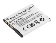 Baterie SONY NP-BN1 900mAh Li-Ion 3.6V / 3.7V, akumulátor pro digitální fotoaparáty, nahrazuje originál TopTechnology