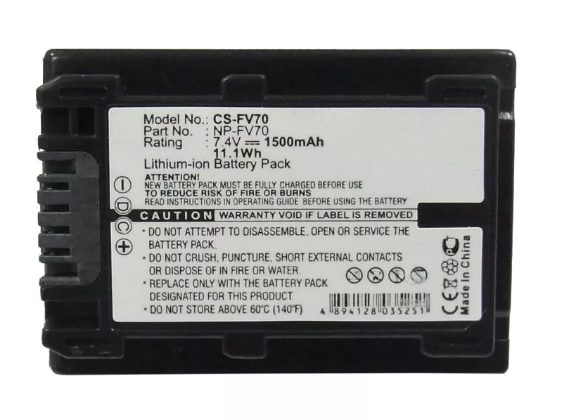 Baterie SONY NP-FV70, NP-FH100 1500mAh Li-Ion
