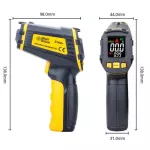 Bezkontaktní infra teploměr SMART SENSOR ST490 (−50 až 490 °C) – digitální laserový pyrometr s vysokou přesností pro kuchyni, grilování i průmyslové měření