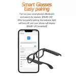 Chytré Bluetooth brýle se dvěma výměnnými čočkami – sluneční UV400 a filtr modrého světla, handsfree telefonování, hudba, hlasový asistent a Bluetooth 5.4 TopTechnology Chytré Bluetooth brýle se dvěma výměnnými čočkami – sluneční UV400 a filtr modrého světla, handsfree telefonování, hudba, hlasový asistent a Bluetooth 5.4 TopTechnology