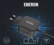 GaN nabíječka 67W USB-C + USB-A černá