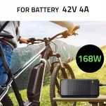 HP1202L3 nabíječka baterie elektrokola 36V 42V 4A | kulatý konektor 5,5 × 2,2 mm | tichá nabíječka bez ventilátoru | náhrada ACK4201, C060L1001, SSLC084V42 Extensilo HP1202L3 nabíječka baterie elektrokola 36V 42V 4A | kulatý konektor 5,5 × 2,2 mm | tichá nabíječka bez ventilátoru | náhrada ACK4201, C060L1001, SSLC084V42 Extensilo