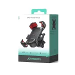 Univerzální držák telefonu na kolo a motocykl JOYROOM – otočný 360° držák na řídítka pro mobilní telefony 4,7–7", rychloupínací čtyřbodové uchycení Univerzální držák telefonu na kolo a motocykl JOYROOM – otočný 360° držák na řídítka pro mobilní telefony 4,7–7", rychloupínací čtyřbodové uchycení