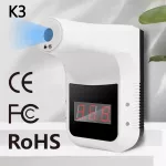 K3 bezkontaktní infračervený teploměr na čelo, digitální teploměr s rychlým měřením a hands-free provedením KINGJOY K3 bezkontaktní infračervený teploměr na čelo, digitální teploměr s rychlým měřením a hands-free provedením KINGJOY