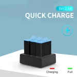 Nabíječka pro 3 baterie GoPro HERO13 Black – USB nabíjecí box TELESIN