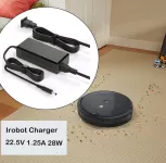 Nabíječka pro iRobot Roomba 22,5V 1,25A – kompatibilní napájecí adaptér pro série 400, 500, 600, 700 (náhrada 17062, 17063, APS 4902, 80701) DigiBuddy