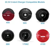 Nabíječka pro iRobot Roomba 22,5V 1,25A – kompatibilní napájecí adaptér pro série 400, 500, 600, 700 (náhrada 17062, 17063, APS 4902, 80701) DigiBuddy