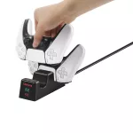 Nabíječka pro PS5 ovladače DualSense – nabíjecí stanice pro 2 ovladače, LED indikace, USB-C TopTechnology