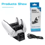 Nabíječka pro PS5 ovladače DualSense – nabíjecí stanice pro 2 ovladače, LED indikace, USB-C TopTechnology