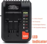 Nabíječka PCC692L pro Black & Decker Li-Ion baterie 10,8V–18V, náhradní dobíjecí zdroj AKU nářadí a jiných zařízení, nahrazuje originál TopTechnology