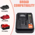 Nabíječka PCC692L pro Black & Decker Li-Ion baterie 10,8V–18V, náhradní dobíjecí zdroj AKU nářadí a jiných zařízení, nahrazuje originál TopTechnology