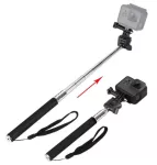 Teleskopická selfie tyč pro akční kamery GoPro, DJI Osmo Action, Insta360 a další – univerzální monopod s držákem pro sportovní kamery Poluz Teleskopická selfie tyč pro akční kamery