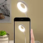 USB LED lampička na čtení – ohebná, 12 diod, kruhové světlo TopTechnology