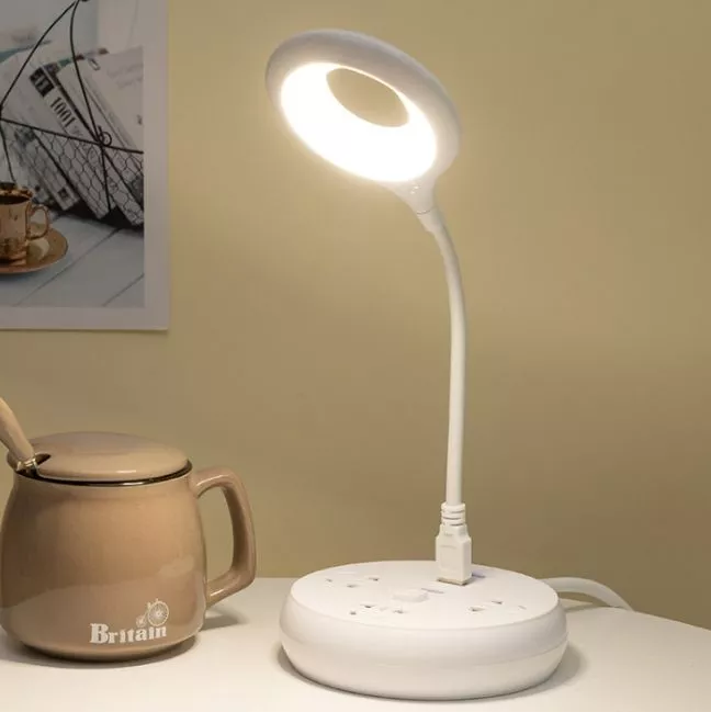 USB LED lampička na čtení – ohebná, 12 diod, kruhové světlo TopTechnology