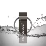 Kovový USB flash disk 128 GB šedý s kroužkem na klíče – USB 2.0 MICRODRIVE Kovový USB flash disk 128 GB šedý s kroužkem na klíče – USB 2.0 MICRODRIVE