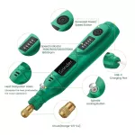 Aku mini bruska 137 ks – elektrické gravírovací pero, minivrtačka a leštička s 5 rychlostmi, 3,7 V, 1000 mAh, sada nástavců S-T-A-R Aku mini bruska 137 ks – elektrické gravírovací pero, minivrtačka a leštička s 5 rychlostmi, 3,7 V, 1000 mAh, sada nástavců S-T-A-R