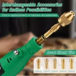 Aku mini bruska 137 ks – elektrické gravírovací pero, minivrtačka a leštička s 5 rychlostmi, 3,7 V, 1000 mAh, sada nástavců S-T-A-R Aku mini bruska 137 ks – elektrické gravírovací pero, minivrtačka a leštička s 5 rychlostmi, 3,7 V, 1000 mAh, sada nástavců S-T-A-R