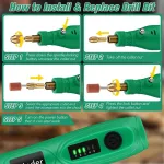 Aku mini bruska 137 ks – elektrické gravírovací pero, minivrtačka a leštička s 5 rychlostmi, 3,7 V, 1000 mAh, sada nástavců S-T-A-R Aku mini bruska 137 ks – elektrické gravírovací pero, minivrtačka a leštička s 5 rychlostmi, 3,7 V, 1000 mAh, sada nástavců S-T-A-R
