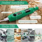 Aku mini bruska 137 ks – elektrické gravírovací pero, minivrtačka a leštička s 5 rychlostmi, 3,7 V, 1000 mAh, sada nástavců S-T-A-R Aku mini bruska 137 ks – elektrické gravírovací pero, minivrtačka a leštička s 5 rychlostmi, 3,7 V, 1000 mAh, sada nástavců S-T-A-R