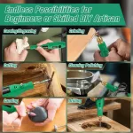 Aku mini bruska 137 ks – elektrické gravírovací pero, minivrtačka a leštička s 5 rychlostmi, 3,7 V, 1000 mAh, sada nástavců S-T-A-R Aku mini bruska 137 ks – elektrické gravírovací pero, minivrtačka a leštička s 5 rychlostmi, 3,7 V, 1000 mAh, sada nástavců S-T-A-R