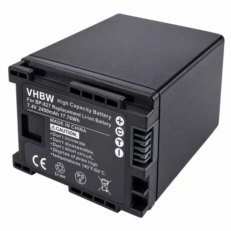 Baterie Canon BP-827 2400mAh 7,4V Li-Ion