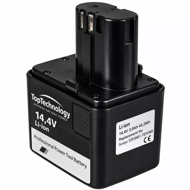 Baterie Gesipa 14,4V 3000mAh Li-Ion 7251045