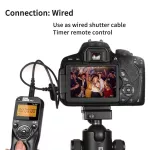 Bezdrátová časová spoušť Canon E3 Pixel TW-283 – intervalometr, časovač a LCD displej, dosah až 80 m TopTechnology