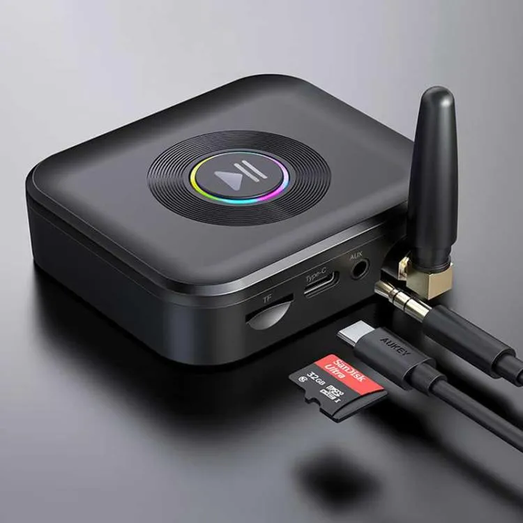 Bluetooth audio přijímač GR01 AUX 3,5 mm, slot pro TF kartu