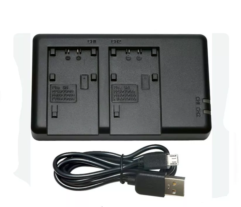  Duální USB nabíječka baterií Sony NP-FH / NP-FP / NP-FV