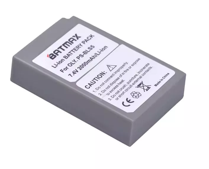 Olympus BLS-5, BLS-50, PS-BLS5 2000mAh