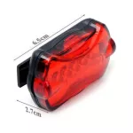 Sada LED osvětlení na jízdní kolo, přední bílé světlo a zadní červené bezpečnostní světlo, ochrana proti stříkající vodě, napájení 2× AAA B-light