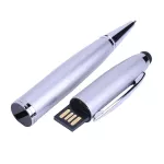 USB flash disk 32 GB ve stříbrném provedení – stylový design pera TopTechnology