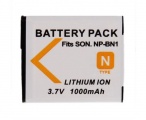 Baterie NP-BN1 1000mAh pro SONY fotoaparáty High Capacity