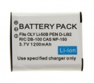 Baterie Olympus Li-50B, Pentax D-Li92, Ricoh DB-100 1200mAh Li-Ion 3,7V neoriginální