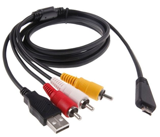 AV audio video propojovací USB kabel pro Sony Cyber-shot VMC-MD3 TopTechnology