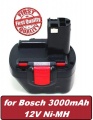 Baterie Bosch GSR 12V, GSR 12-1, GSR 12 VE-2, GSB 12 VE-2 12V 3000mAh Ni-MH neoriginální