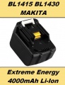 Baterie Makita 14,4V Li-Ion BL1430, BL1415, BL1440, 194065-3, 194066-1 4000mAh