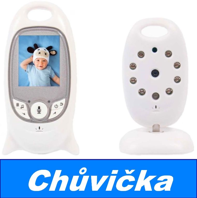 Baby Monitor chůvička s kamerou bezdrátová, dětský monitor