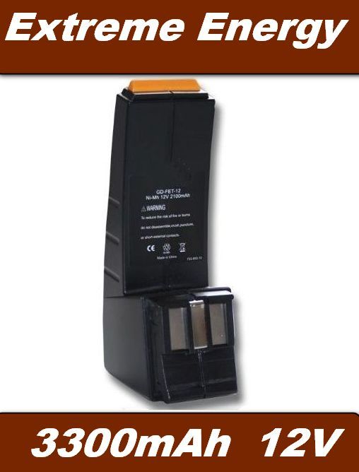 AKU Baterie BP12C pro Festool CCD12, CDD12 Ni-MH 12V 3300mAh neoriginální