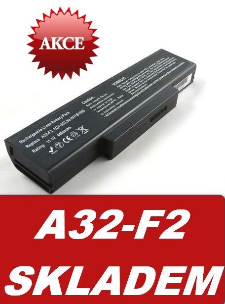 Baterie A32-F3 4400mAh Li-Ion 11,1V pro Asus F2, F3000, F3, F7, M51, X53, X56, Z53, Z94