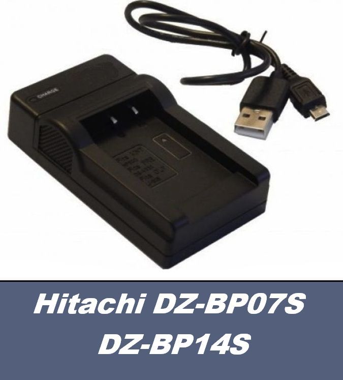 Nabíječka baterie Hitachi DZ-BP07S, DZ-BP14S USB flexibilní, neoriginální