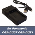 Nabíječka baterie Panasonic CGR-DU06, CGA-DU07, CGR-DU07, CGA-DU14, VW-VBG130 USB neoriginální