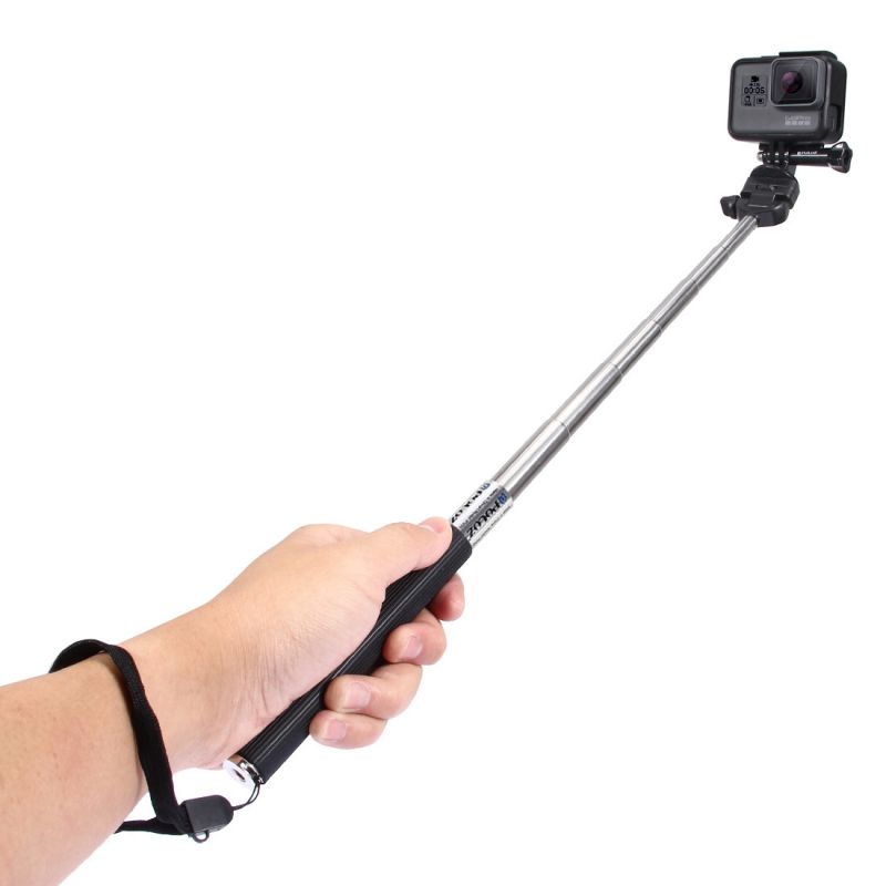 Teleskopická selfie tyč, monopod držák pro sportovní kameru GoPro Hero i další značky