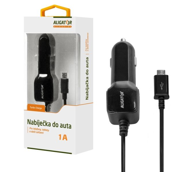 Univerzální autonabíječka s microUSB konektorem 1A TopTechnology