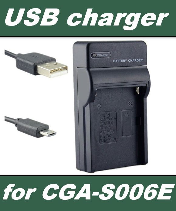 USB Nabíječka baterie Panasonic CGA-S006E, CGA-S002E, DMW-BMA7  flexibilní, neoriginální